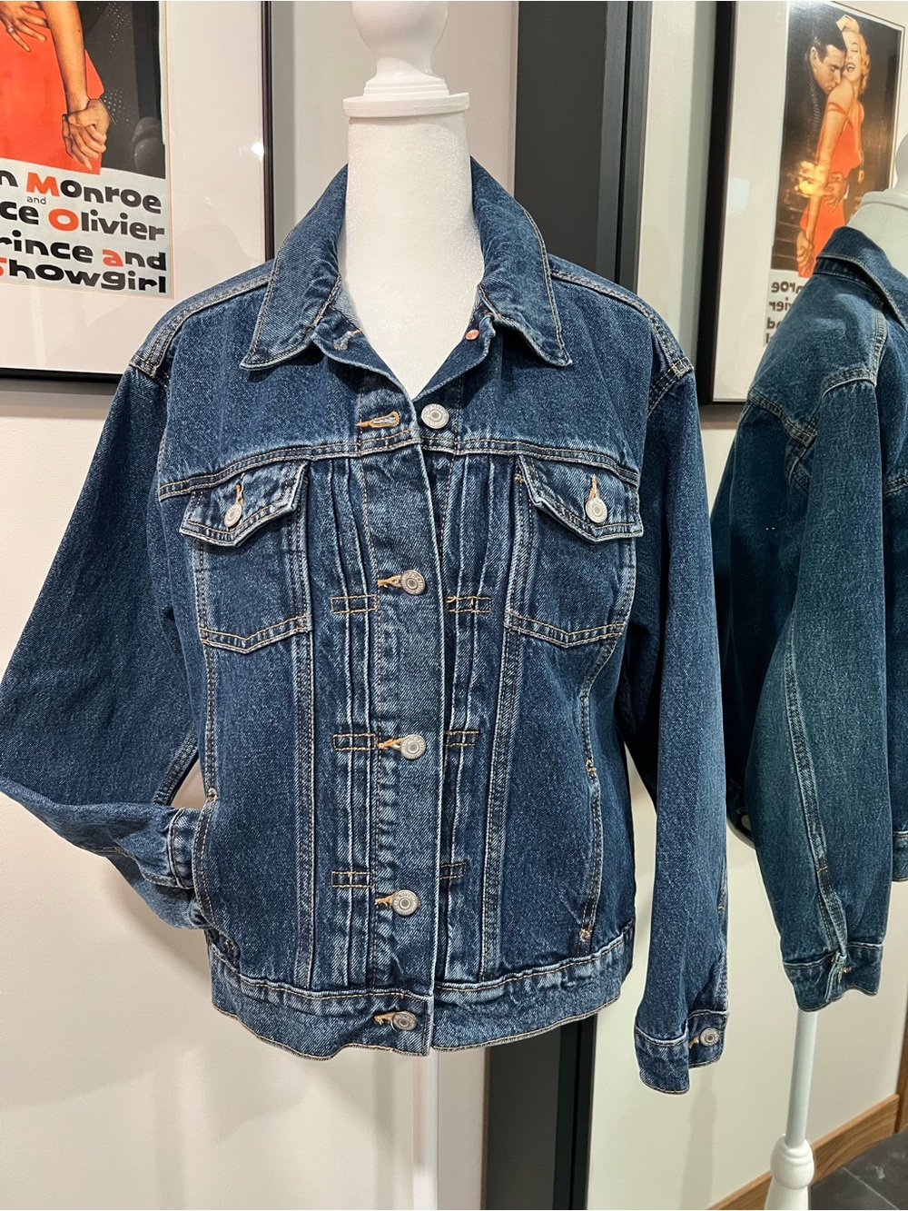 Old Navy Classic Denim Trucker Jacket
Size: Large
